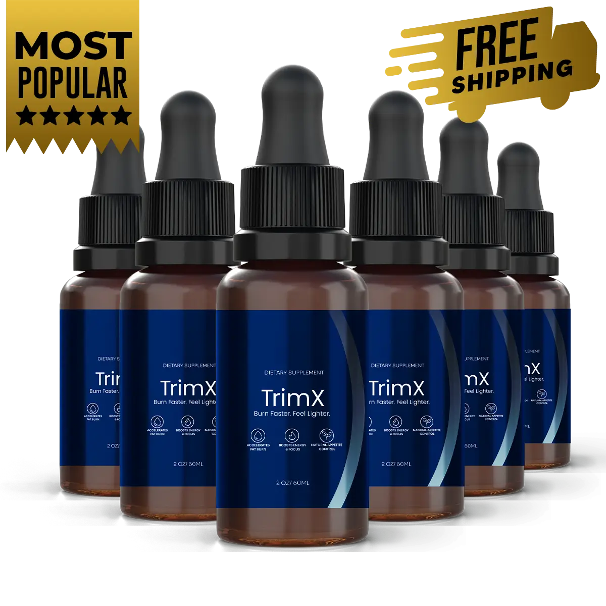TrimX Liquid Drops — 3 Bottle Pack