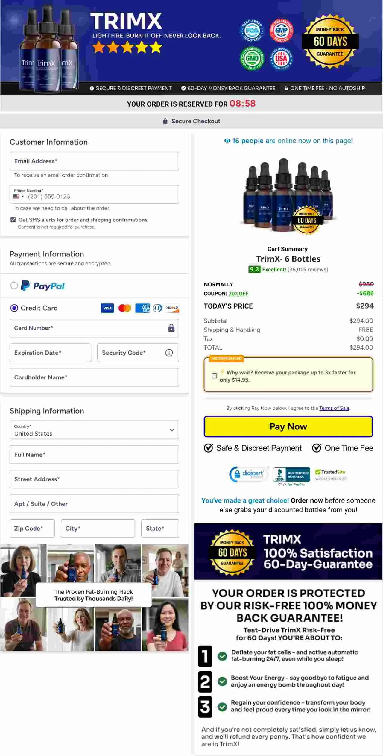 TrimX 6-Bottle Best Value Pack