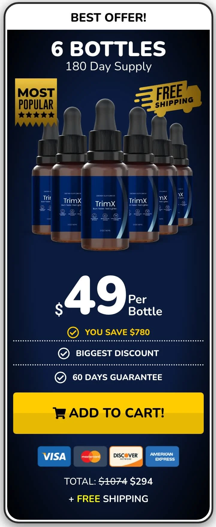 Order TrimX 3 Bottles — Best Seller